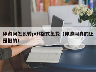 伴游网怎么转pdf格式免费(伴游网真的还是假的)