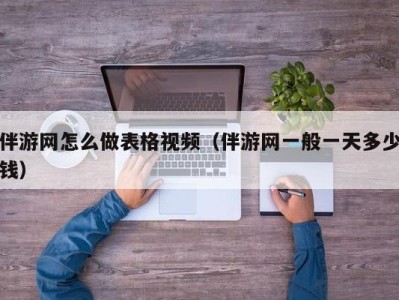 伴游网怎么做表格视频(伴游网一般一天多少钱)
